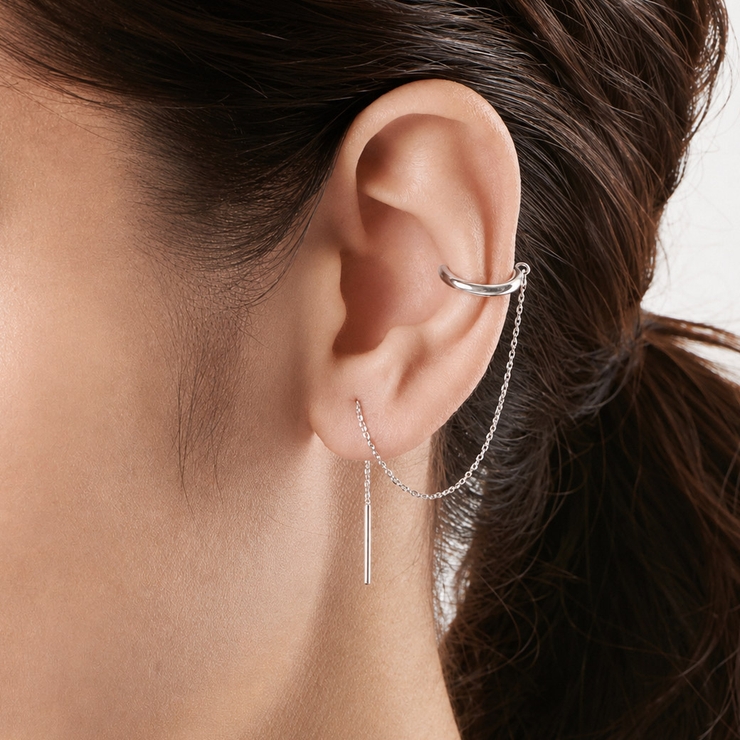 イヤーカフ チェーンピアス レディース | Melody　Accessory | 詳細画像6 