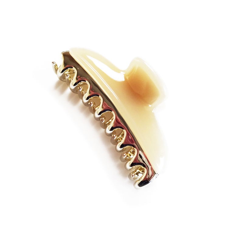 ベージュ | ヘアクリップ バンスクリップ レディース | Melody　Accessory