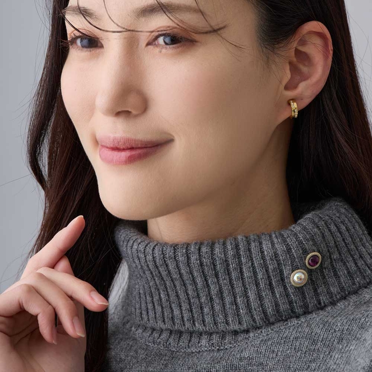 ブローチ ピン スナップボタン | Melody　Accessory | 詳細画像2 