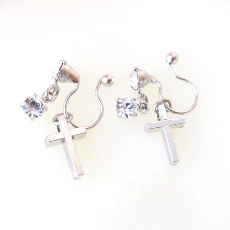 シルバー色 | イヤリング ノンホールピアス ノンホールイヤリング | Melody　Accessory