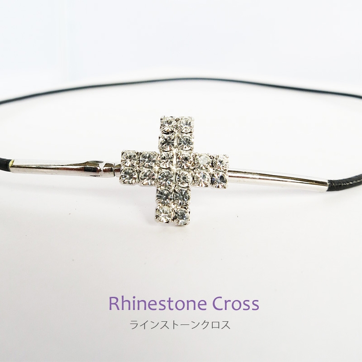 ラインストーンクロス | ネックレス チョーカー レディース | Melody　Accessory