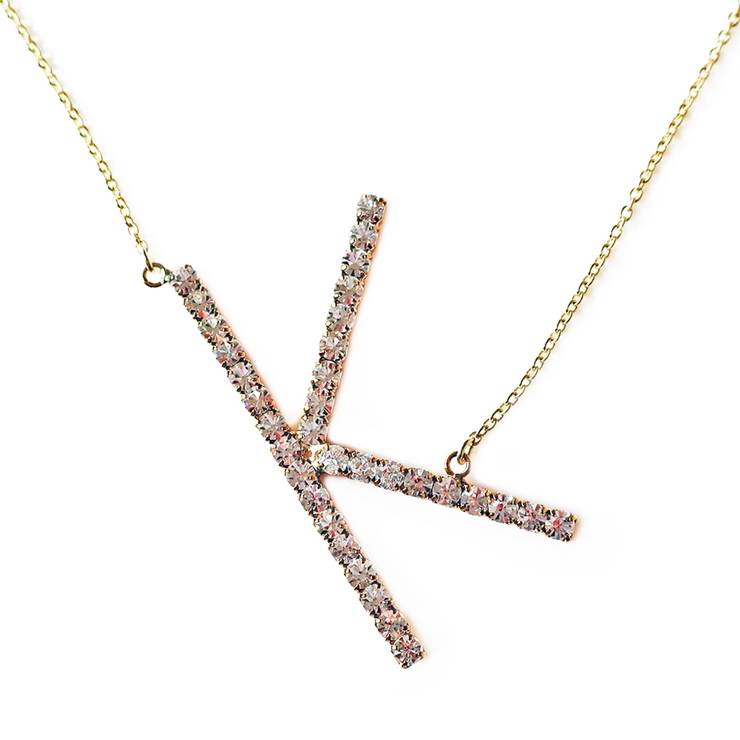 煌めくラージイニシャルネックレス K 品番 Mloa Melody Accessory メロディーアクセサリー のレディースファッション通販 Shoplist ショップリスト