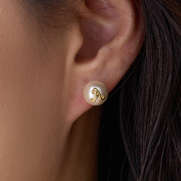 ピアス ステンレス イニシャル | Melody　Accessory | 詳細画像4 