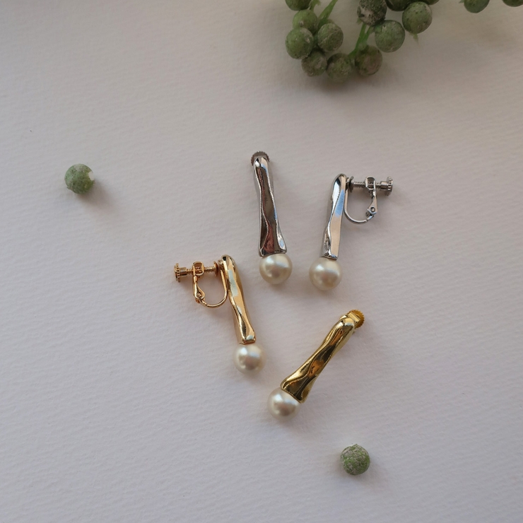 ピアス イヤリング ネジバネ式イヤリング | Melody　Accessory | 詳細画像3 