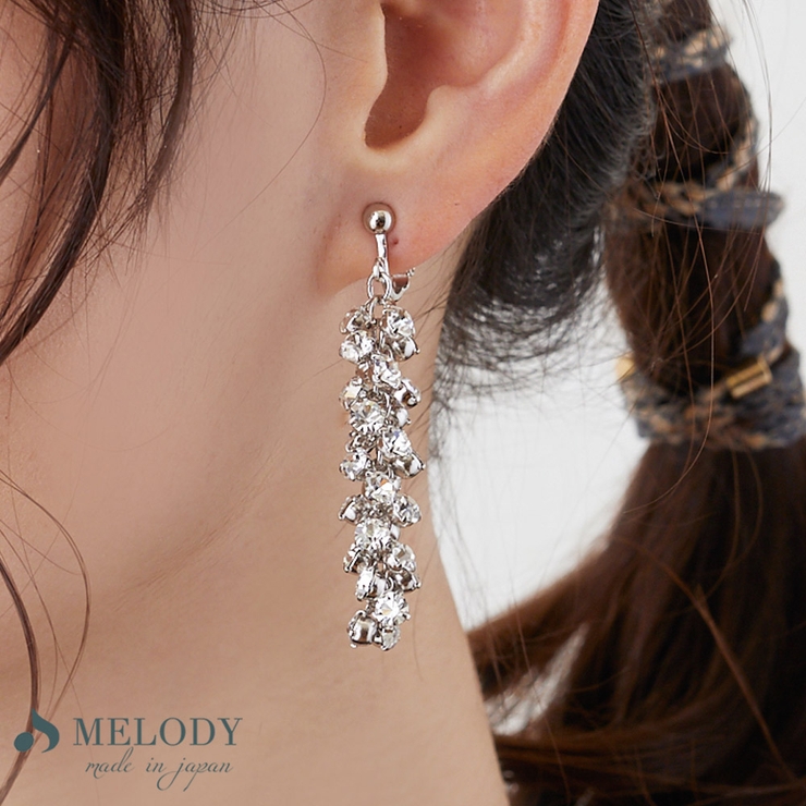 イヤリング 28石 ラインストーン | Melody　Accessory | 詳細画像4 