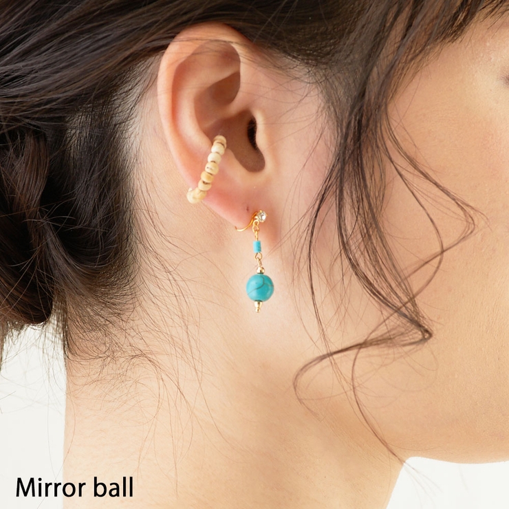 イヤリング ピアス ターコイズ[品番：MLOA0001293]｜Melody Accessory