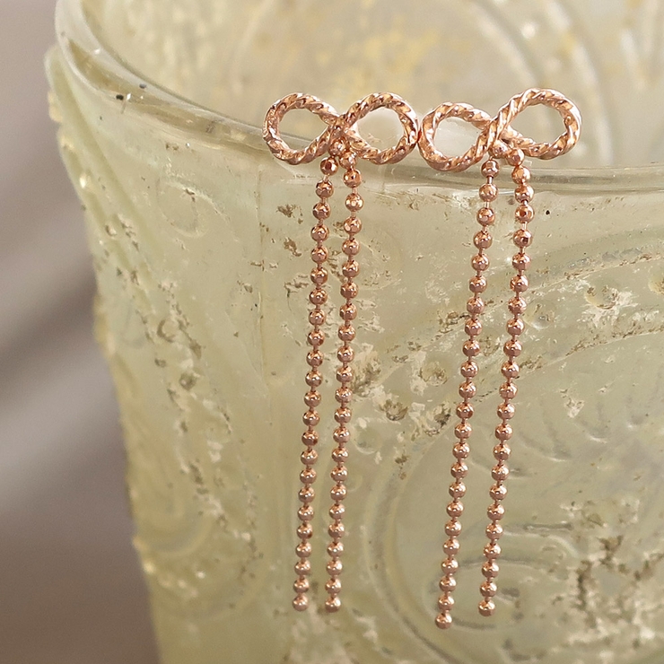 リボン イヤリング ピアス | Melody　Accessory | 詳細画像1 