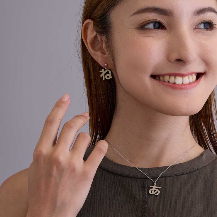 イヤリング ピアス ひらがな | Melody　Accessory | 詳細画像5 