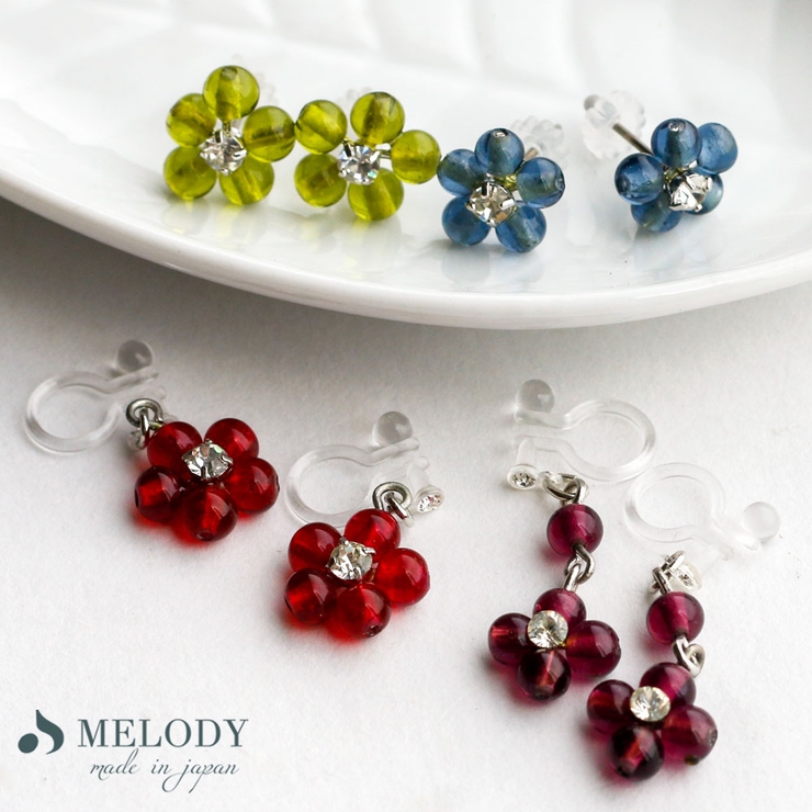 イヤリング ピアス ガラス | Melody　Accessory | 詳細画像1 