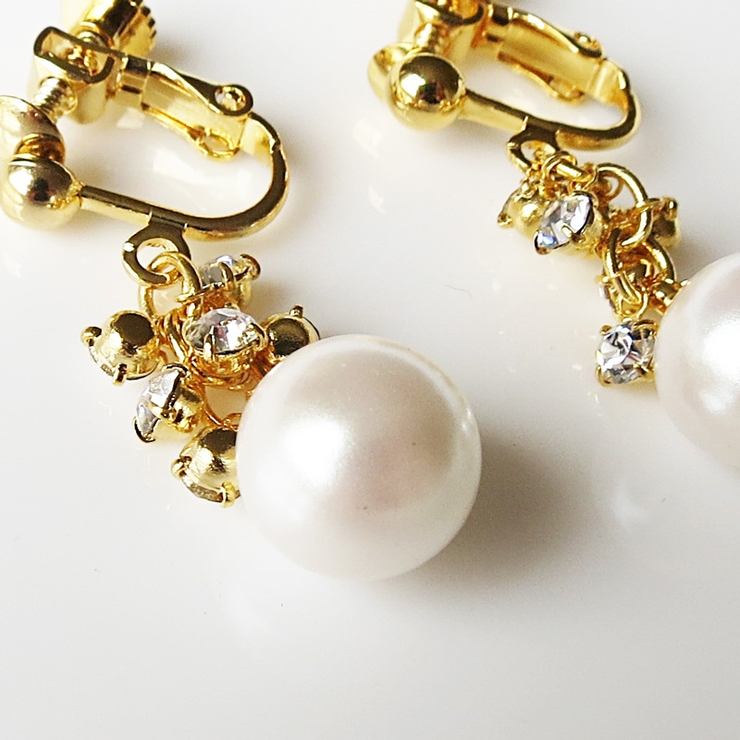 ゴールド色 | イヤリング ピアス K18GP | Melody　Accessory