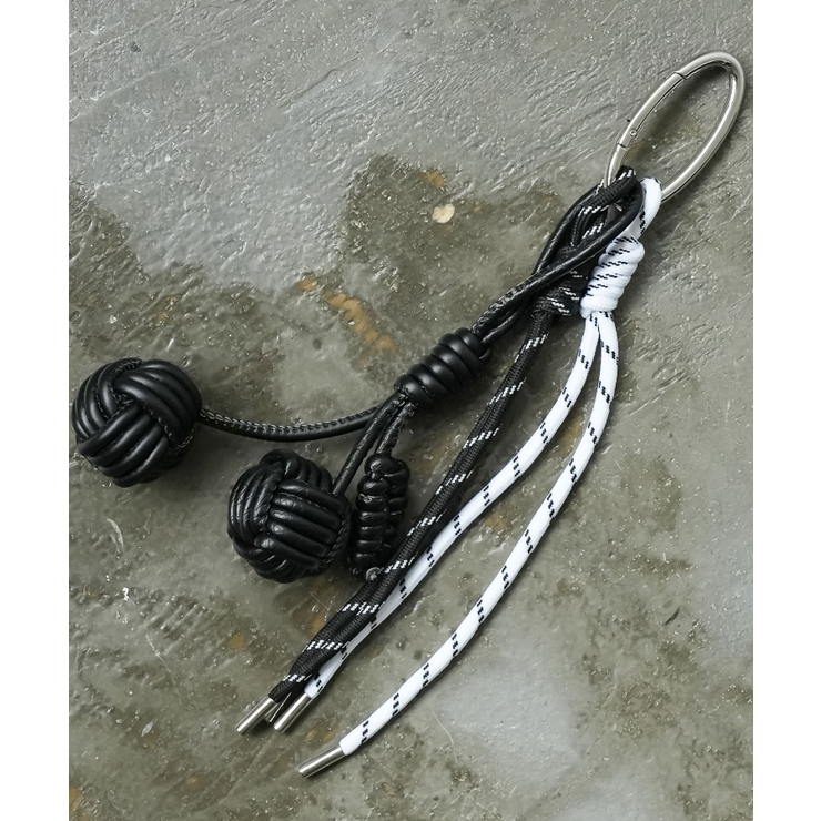 ブラック | さくらんぼチャーム バッグチャーム キーチャーム | mili an deni