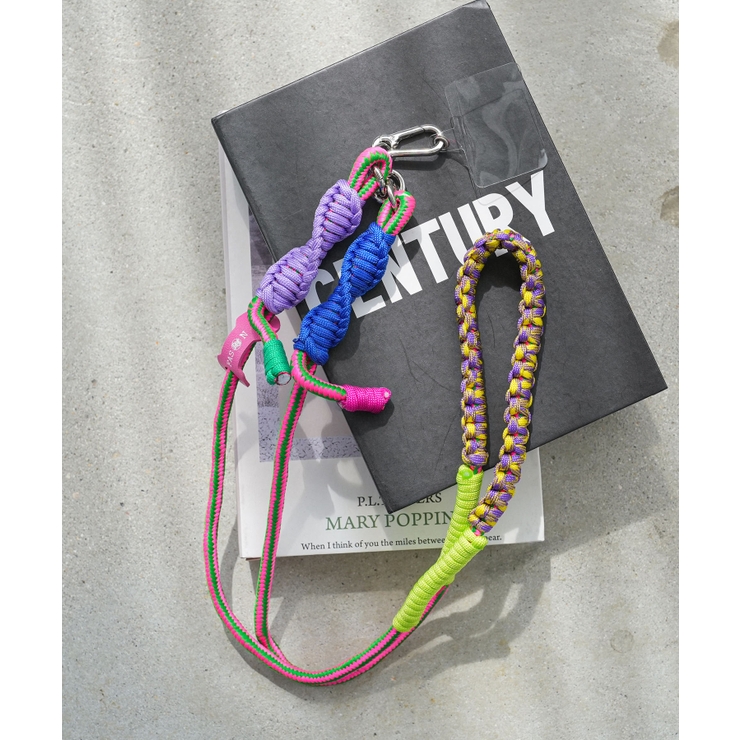 ブラウン | マルチストラップ カラフル スマホ対応 | mili an deni