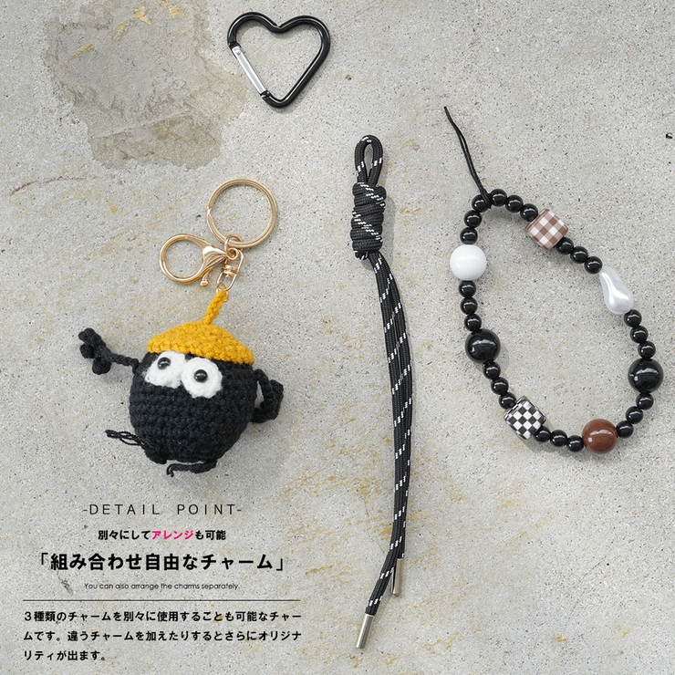 ニットモンスターチャーム バッグチャーム スマホチャーム | mili an deni | 詳細画像4 