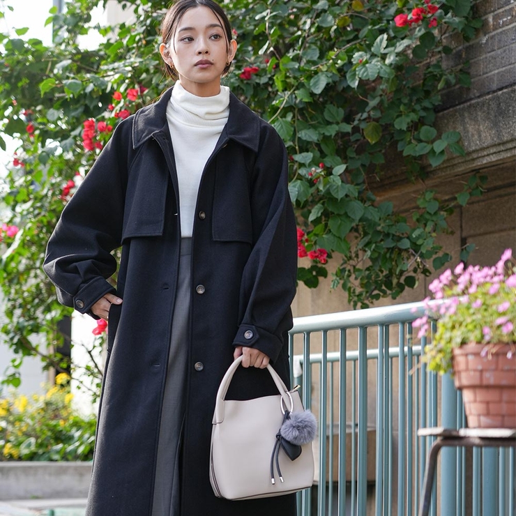 フェイクレザーハートファーチャーム リアルファー フェイクレザー | mili an deni | 詳細画像16 