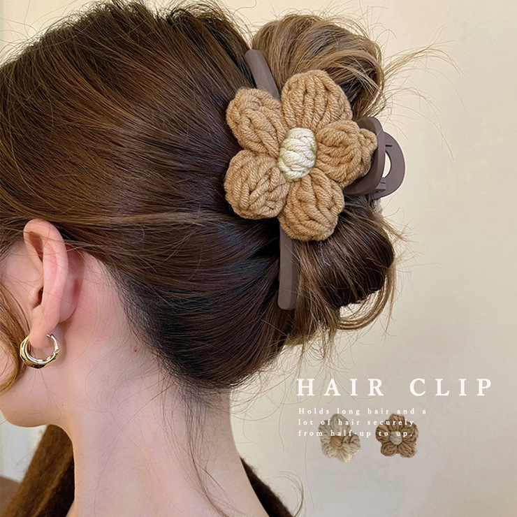 ヘアクリップレディース 花バンスクリップ | Miniministore | 詳細画像1 