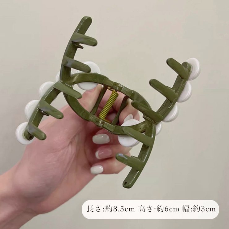 ヘアクリップ バンスクリップ パール付き | Miniministore | 詳細画像3 