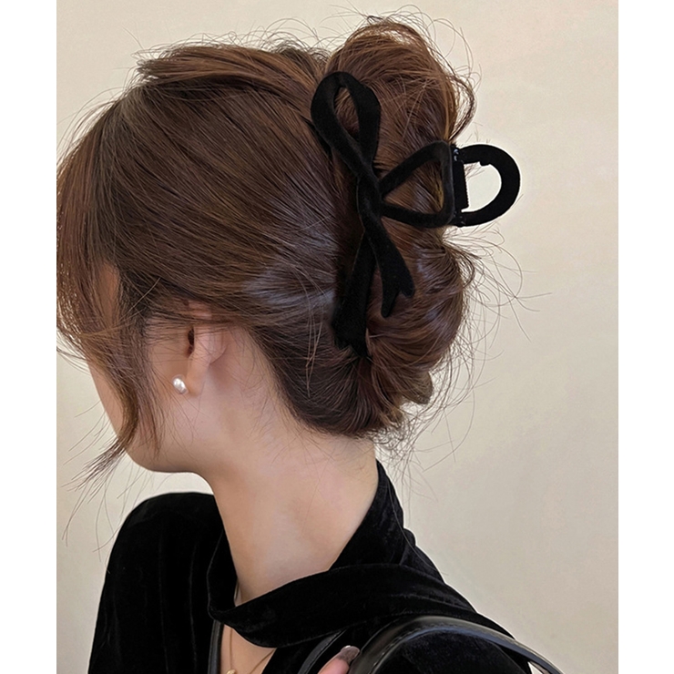 ツイストリボンヘアクリップ 韓国風髪留め | Miniministore | 詳細画像4 