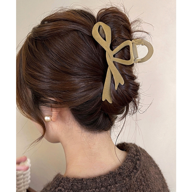 ツイストリボンヘアクリップ 韓国風髪留め | Miniministore | 詳細画像7 