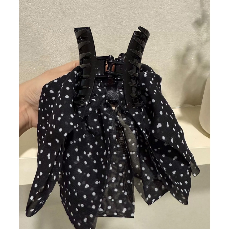 ドット柄リボンバンスクリップヘアクリップ | Miniministore | 詳細画像14 