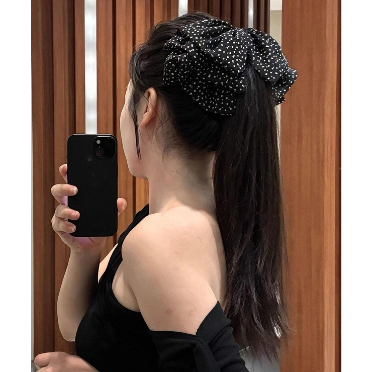 ドット柄リボンバンスクリップヘアクリップ | Miniministore | 詳細画像8 