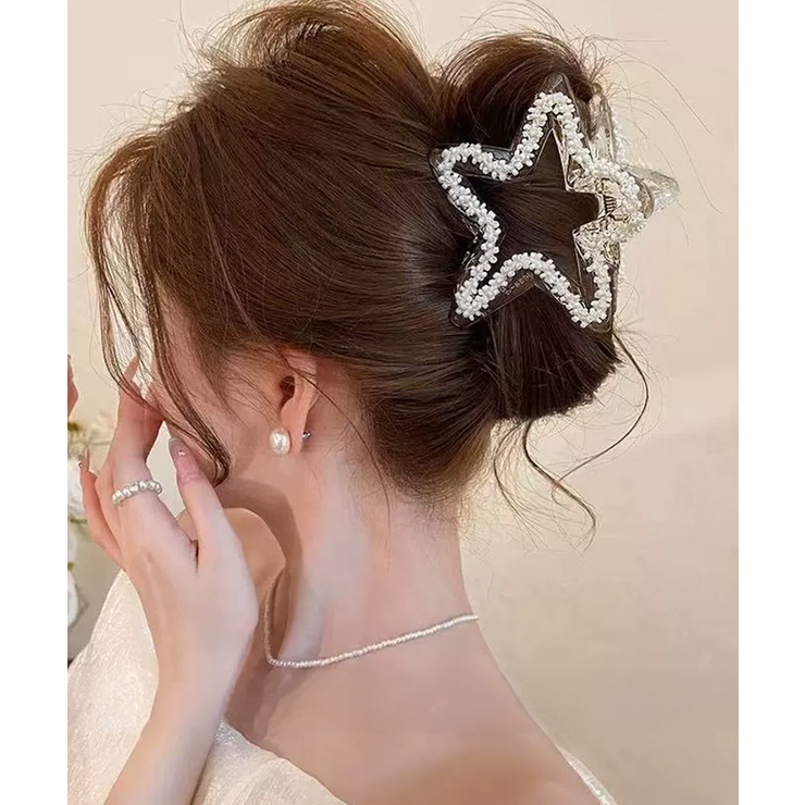 韓国風バンスクリップ クリアヘアクリップ | Miniministore | 詳細画像5 