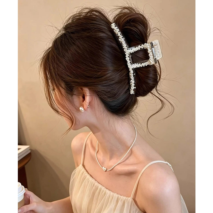 韓国風バンスクリップ クリアヘアクリップ | Miniministore | 詳細画像7 