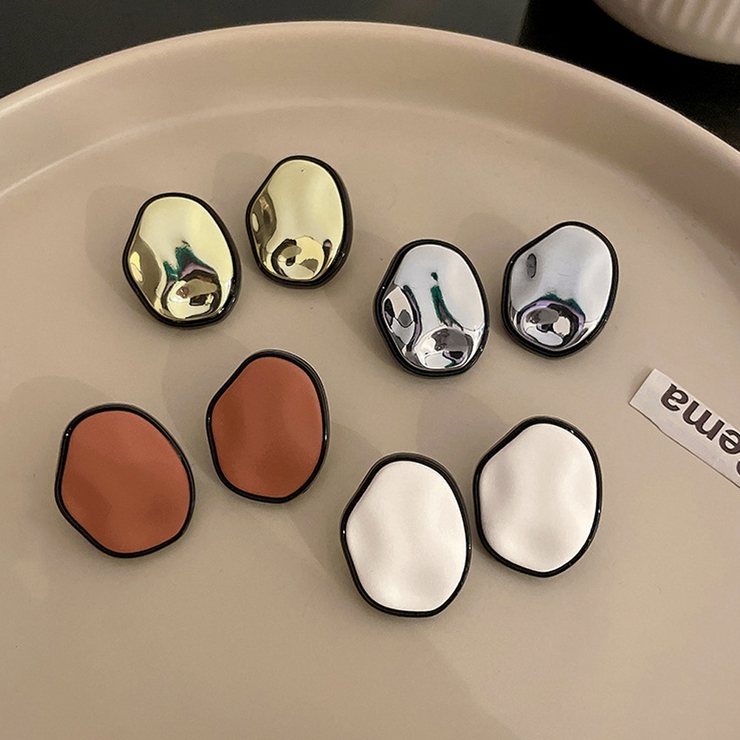 サークルプレートピアス レディースレトロ | Miniministore | 詳細画像5 