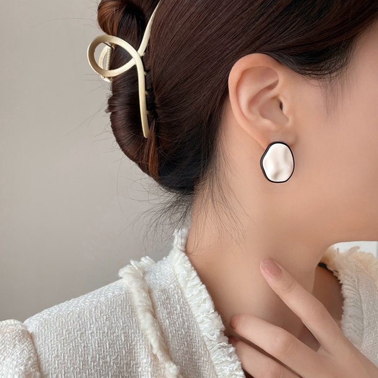 サークルプレートピアス レディースレトロ | Miniministore | 詳細画像8 