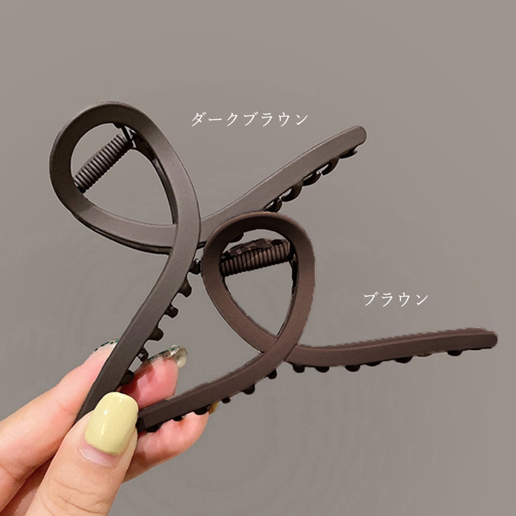ヘアクリップ 大きめ ヘアアクセサリー[品番：II000009916