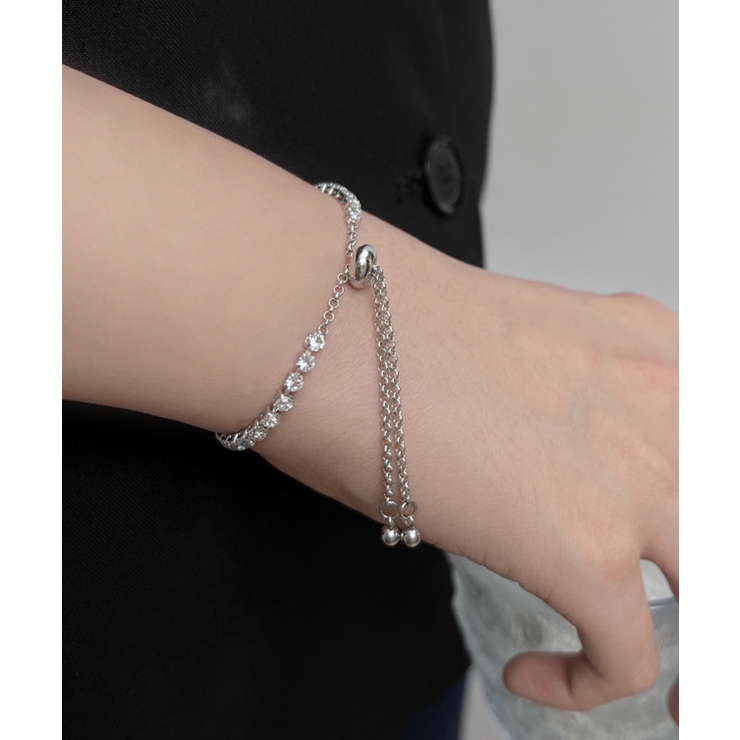 ラインストーンブレスレット韓国風バングル | Miniministore | 詳細画像11 