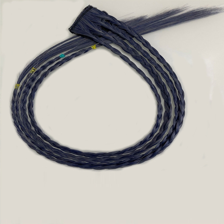 くすみブルー | エクステ 三つ編み派手ワンタッチエクステ | SUNSHINE CLOSET