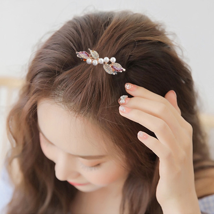 バレッタ キラキラ ヘアアクセサリー