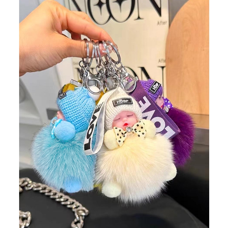 バッグチャーム可愛い赤ちゃんキーホルダー | Miniministore | 詳細画像8 