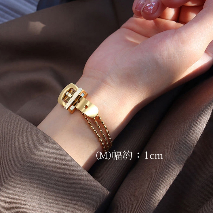 ゴールド*M | ブレスレット バングル アクセサリー | Miniministore