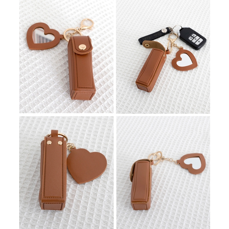 リップケース ミラー付き バッグチャーム | Miniministore | 詳細画像16 