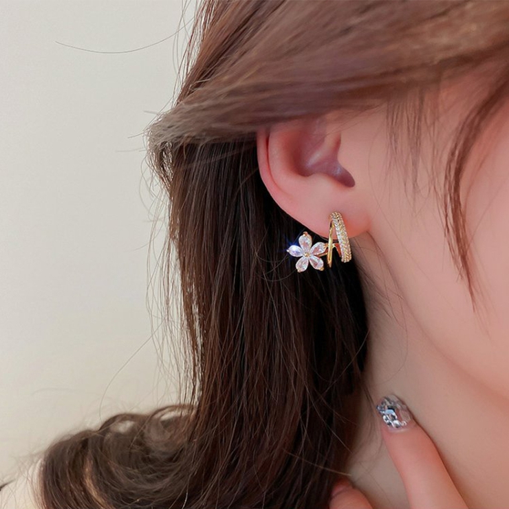 ピアス 花モチーフ レディース きらきら | Miniministore | 詳細画像5 
