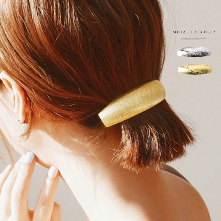 メタルバレッタ ヘアクリップ 韓国髪飾り | Miniministore | 詳細画像1 