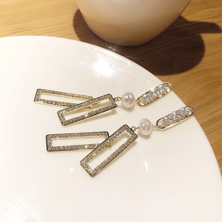 スクエアピアス レディース 揺れるおしゃれ | Miniministore | 詳細画像6 