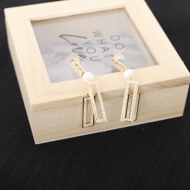 スクエアピアス レディース 揺れるおしゃれ | Miniministore | 詳細画像8 