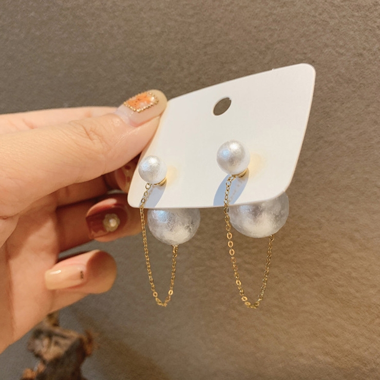 ダブル ライン チェーン ロング ピアス – GOLDY Onlinestore