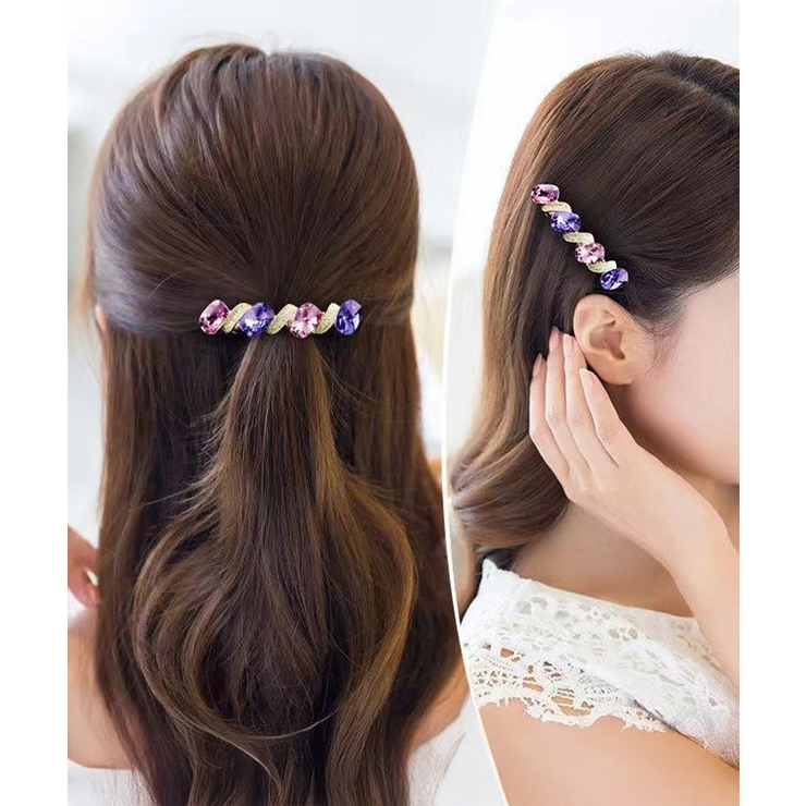 ラインストーンバレッタ 上品ヘアクリップ | Miniministore | 詳細画像5 