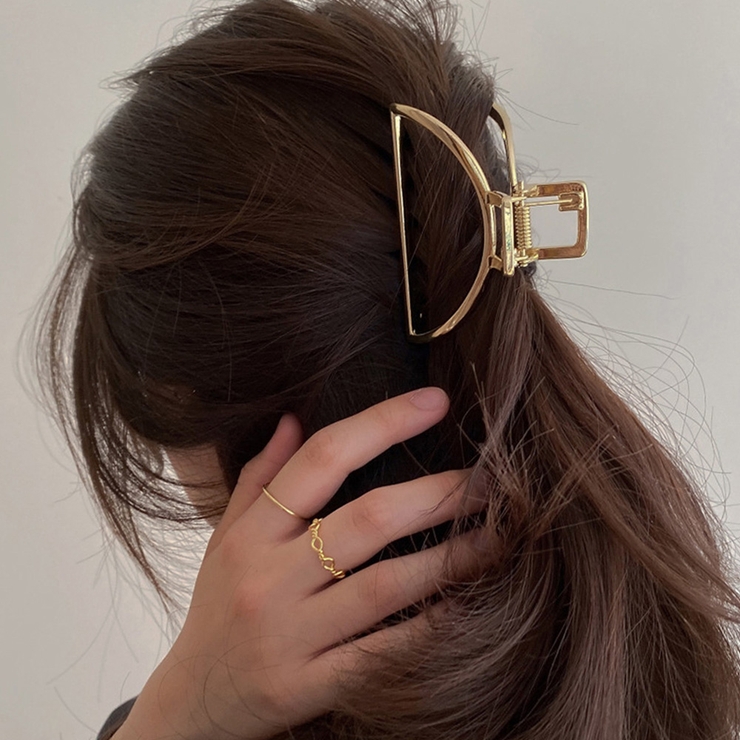 ヘアクリップ ゴールド バンスクリップ [品番：AGCW0001426]｜ANGELCLOSET（エンジェルクローゼット）のレディースファッション通販｜SHOPLIST（ショップリスト）