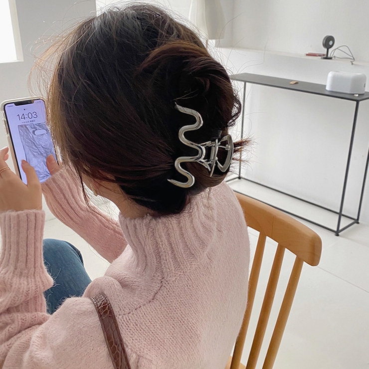 メタリック ヘアクリップ セット 韓国風[品番：II000008526