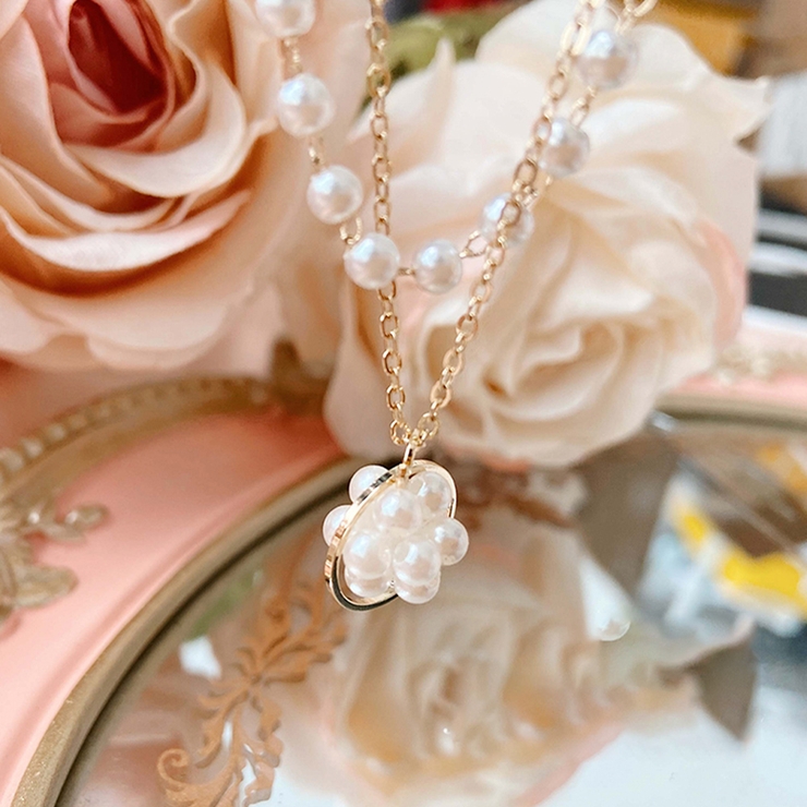 2連 チョーカーネックレス レディース[品番:II000005983 2連 チョーカーネックレス レディース[品番:II000005983