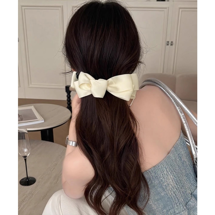 バナナクリップ ビッグリボンヘアクリップ | Miniministore | 詳細画像12 