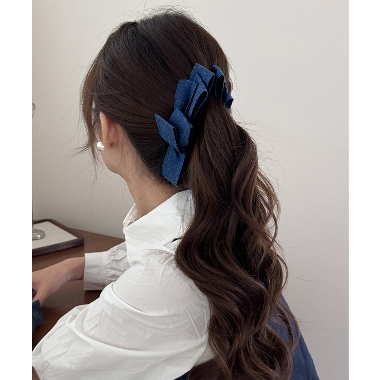 バナナクリップ ビッグリボンヘアクリップ | Miniministore | 詳細画像14 