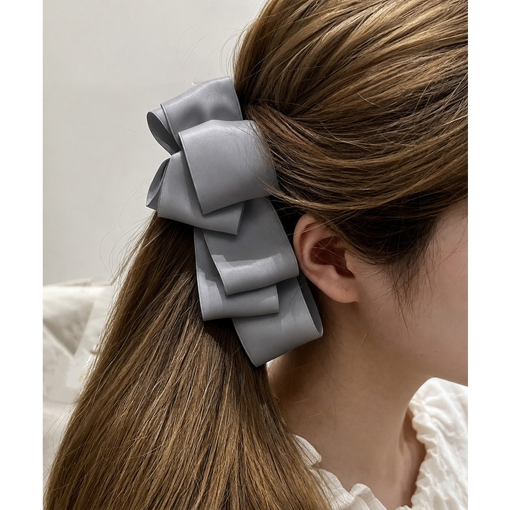 バナナクリップ ビッグリボンヘアクリップ | Miniministore | 詳細画像17 