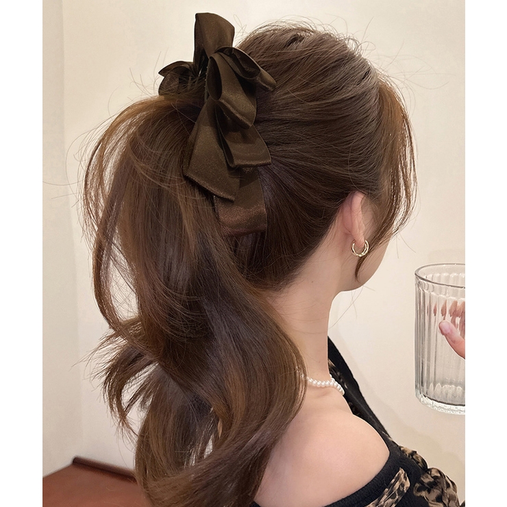 バナナクリップ ビッグリボンヘアクリップ | Miniministore | 詳細画像21 