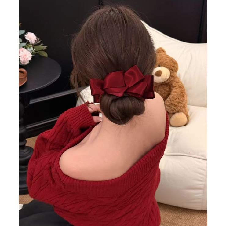 バナナクリップ ビッグリボンヘアクリップ | Miniministore | 詳細画像24 