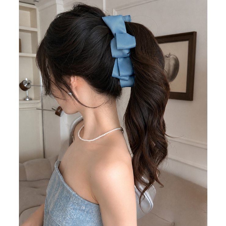 バナナクリップ ビッグリボンヘアクリップ | Miniministore | 詳細画像26 